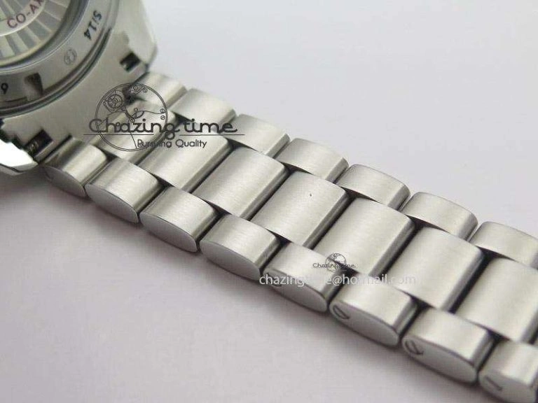 Planet Ocean GMT 42mm V6F Best Edition Black Dial Orange Markers On SS Bracelet A Attractive 8272