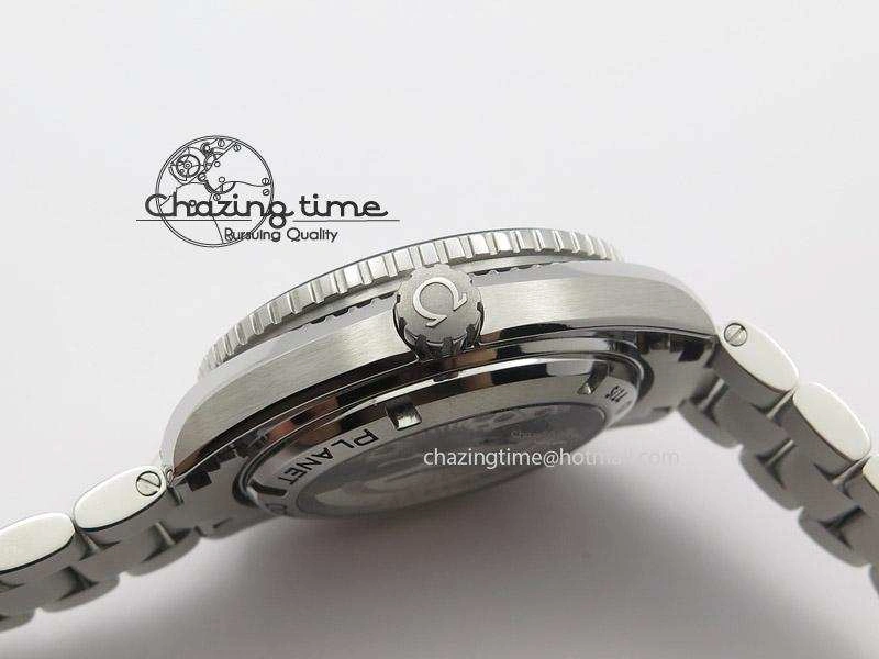 Planet Ocean GMT 42mm V6F Best Edition Black Dial Silver Markers On SS Bracelet A Bold 8273