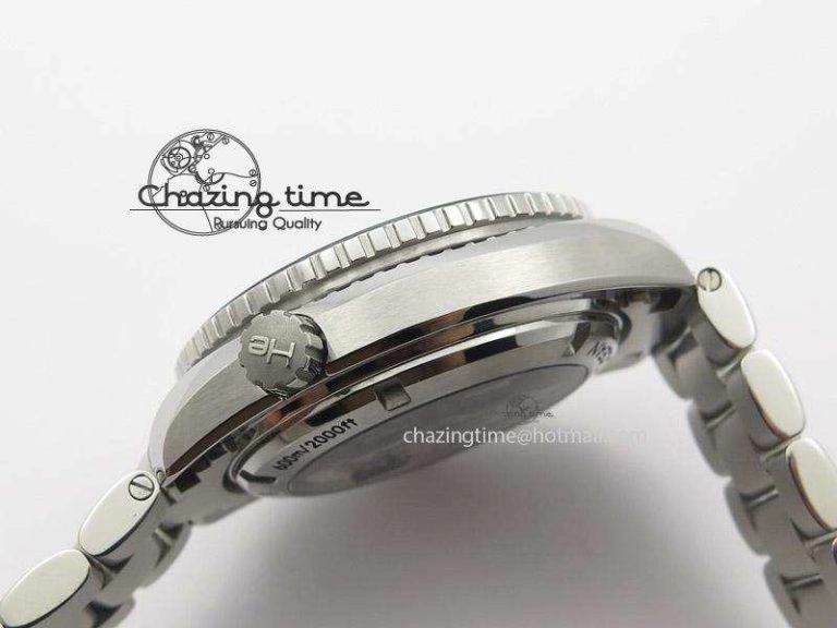 Planet Ocean GMT 42mm V6F Best Edition Black Dial Silver Markers On SS Bracelet A Bold 8273