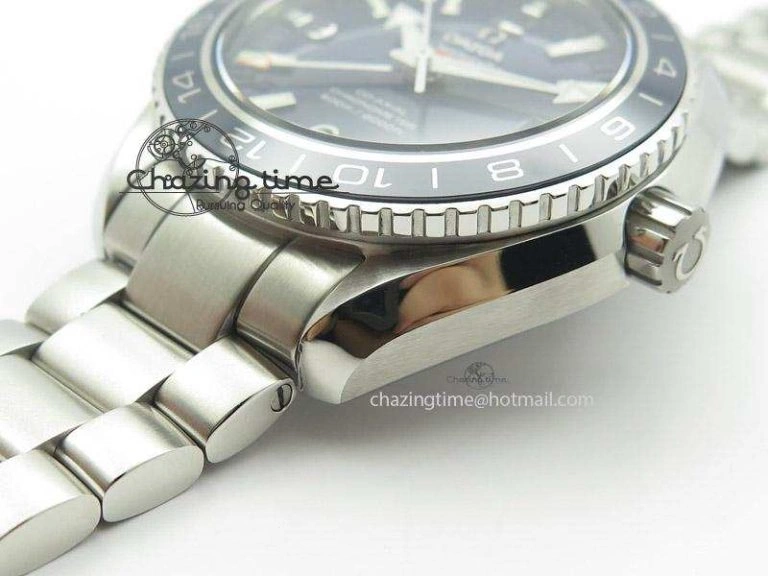 Planet Ocean GMT 42mm V6F Best Edition Blue Bezel Blue Dial On SS Bracelet A Timeless 8274