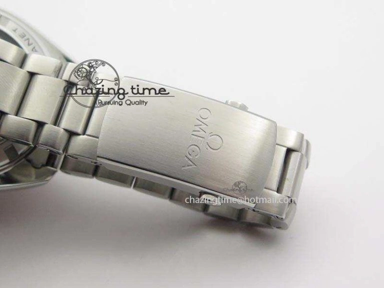 Planet Ocean GMT 43.5mm V6F Goodplanet Orange Marker Blue Dial On SS Bracelet A Lightweight 8215