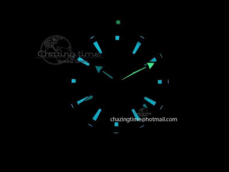 Planet Ocean GMT 45mm DLC Blue JHF Best Edition Black Dial On Rubber Strap A Refined 8199