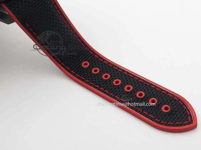 Planet Ocean GMT 45mm DLC Red JHF Best Edition Black Dial On Rubber Strap A Seasonal 8200