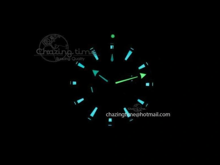 Planet Ocean Master Chrono 45mm SS OM 1:1 Best Edition Black Dial On Black Rubber Strap A Comfortable 8171
