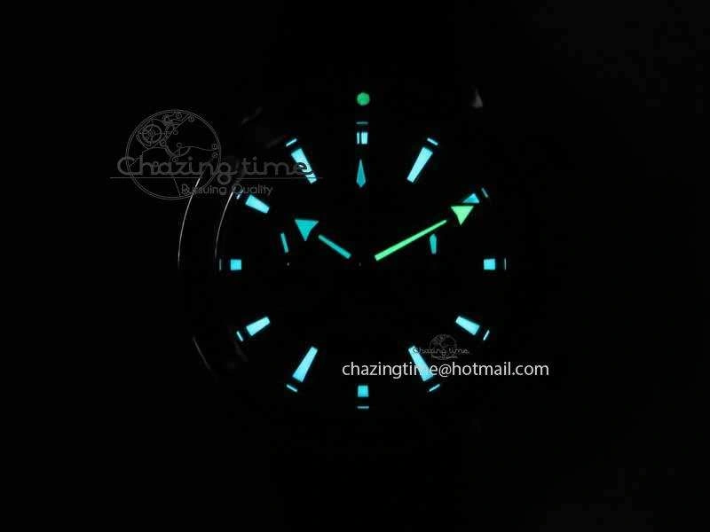 OdorResistant Planet Ocean Master Chrono 45mm SS OM 1:1 Best Edition Blue Dial On Blue Rubber Strap A 8172
