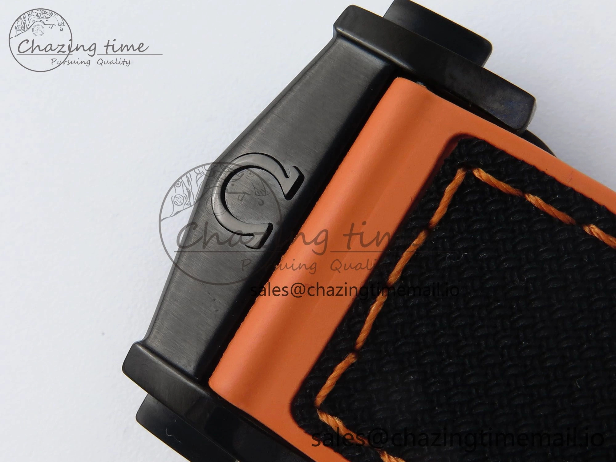 GoAnywhere Planet Ocean Master Chronometer 600M 45.5mm SCF 1:1 Best Edition Black Orange Bezel Black Dial on Black Rubber Strap A9900 Super Clone 7668