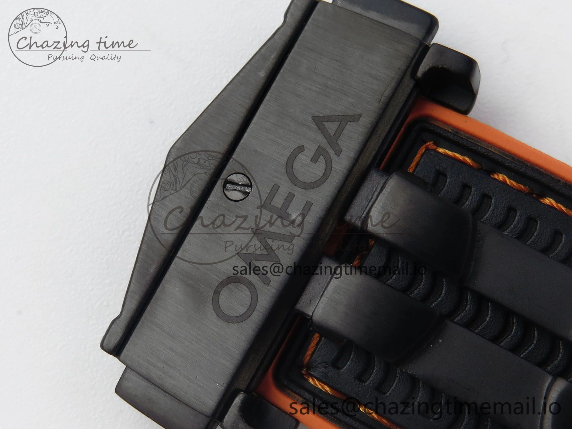 GoAnywhere Planet Ocean Master Chronometer 600M 45.5mm SCF 1:1 Best Edition Black Orange Bezel Black Dial on Black Rubber Strap A9900 Super Clone 7668