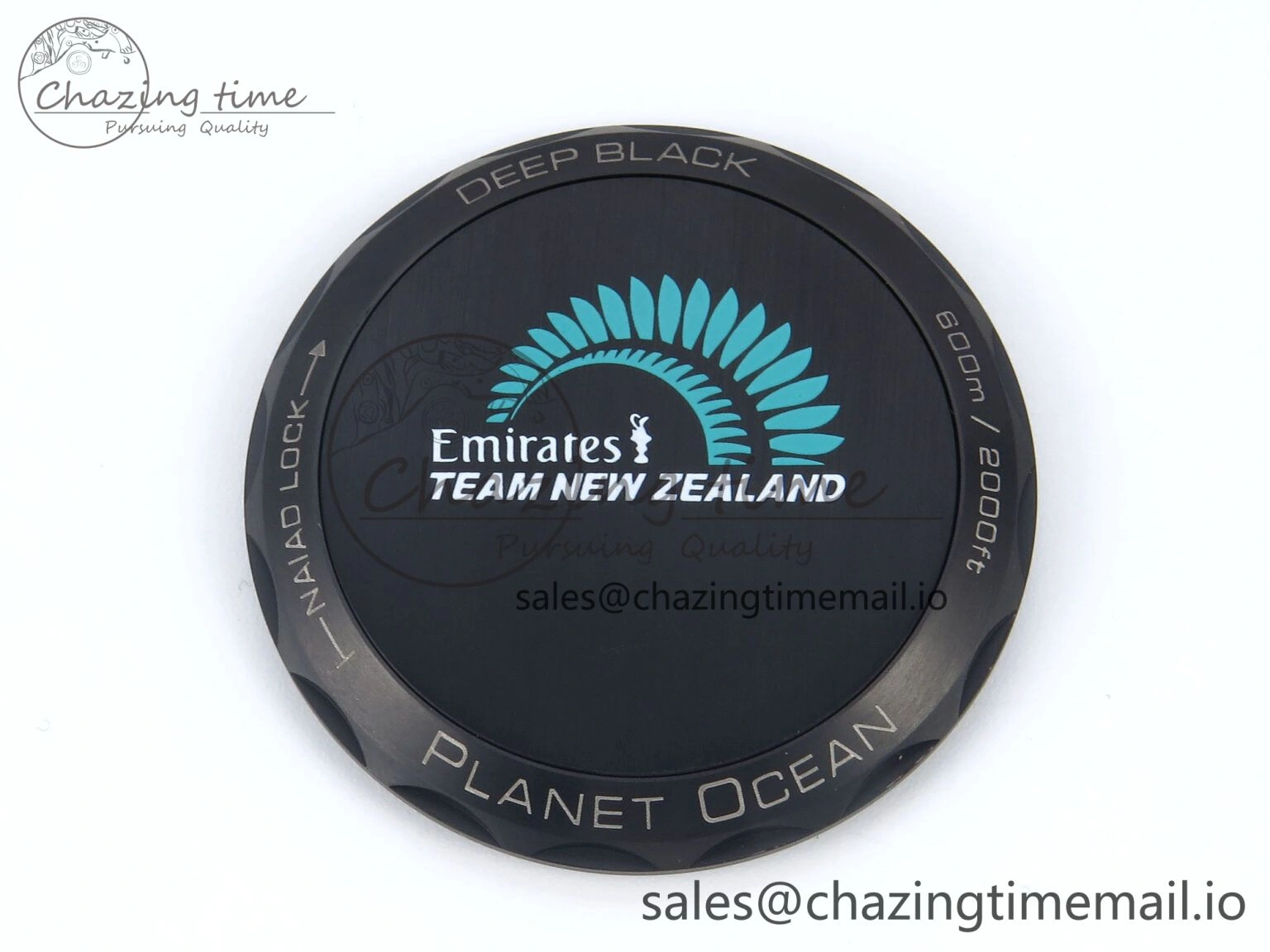 Planet Ocean Master Chronometer 600M 45.5mm SCF 1:1 Best Edition Black Tiffany Blue Dial on Black Rubber Strap A9900 Super Clone Unique 7673
