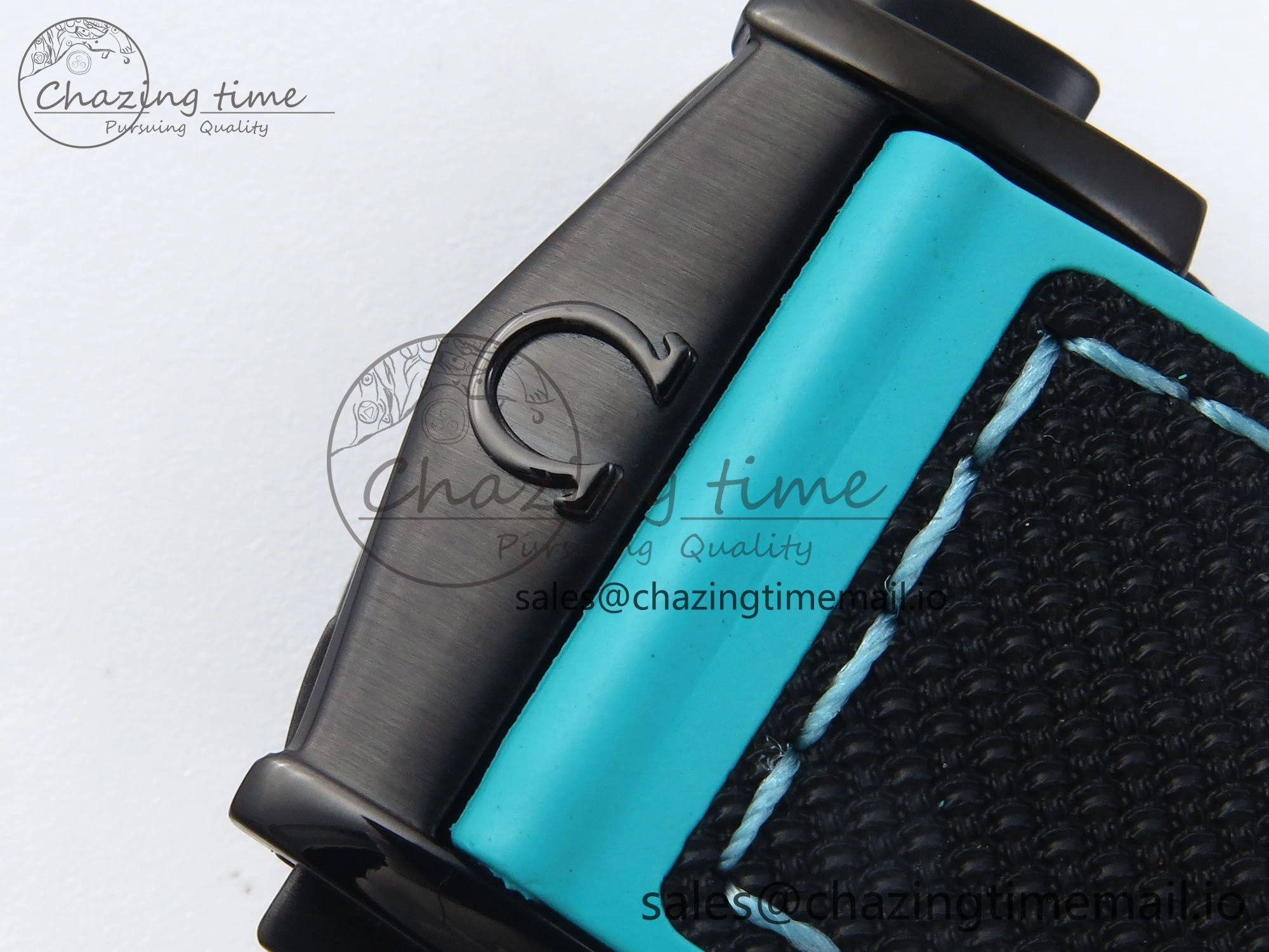 Planet Ocean Master Chronometer 600M 45.5mm SCF 1:1 Best Edition Black Tiffany Blue Dial on Black Rubber Strap A9900 Super Clone Unique 7673