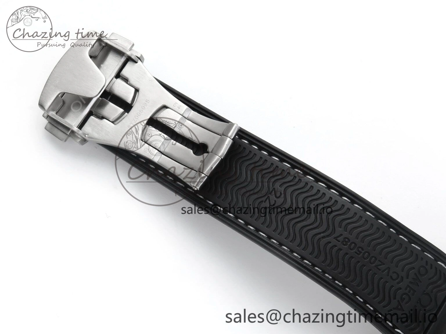 Trendy Planet Ocean Master Chronometer 600M 45.5mm SS SCF 1:1 Best Edition Black Bezel Black Dial on Black Rubber Strap A9900 Super Clone 7669