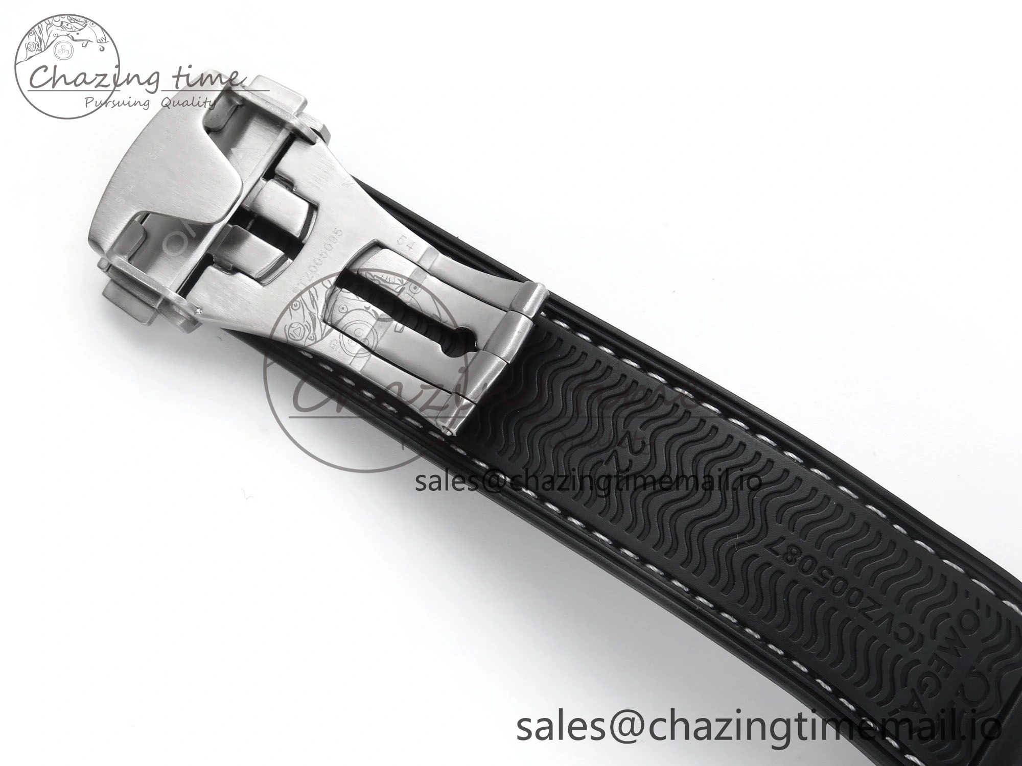 Trendy Planet Ocean Master Chronometer 600M 45.5mm SS SCF 1:1 Best Edition Black Bezel Black Dial on Black Rubber Strap A9900 Super Clone 7669
