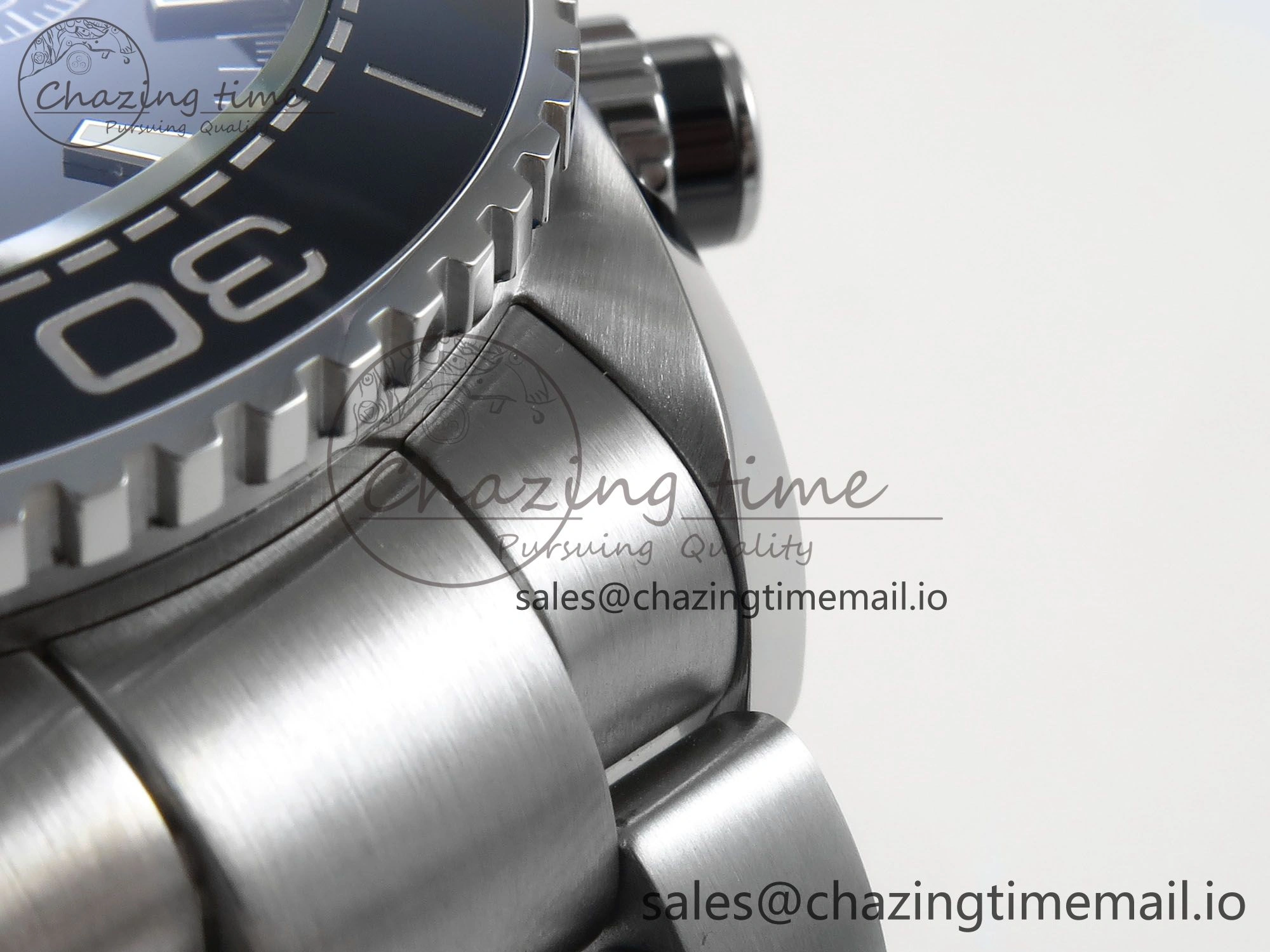 Sophisticated Planet Ocean Master Chronometer 600M 45.5mm SS SCF 1:1 Best Edition Black Bezel Black Dial on SS Bracelet A9900 Super Clone 7675