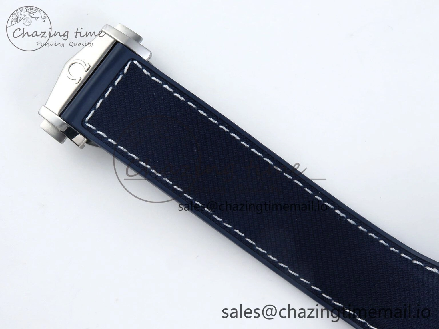 TechFriendly Planet Ocean Master Chronometer 600M 45.5mm SS SCF 1:1 Best Edition Blue Bezel Blue Dial on Blue Rubber Strap A9900 Super Clone 7670