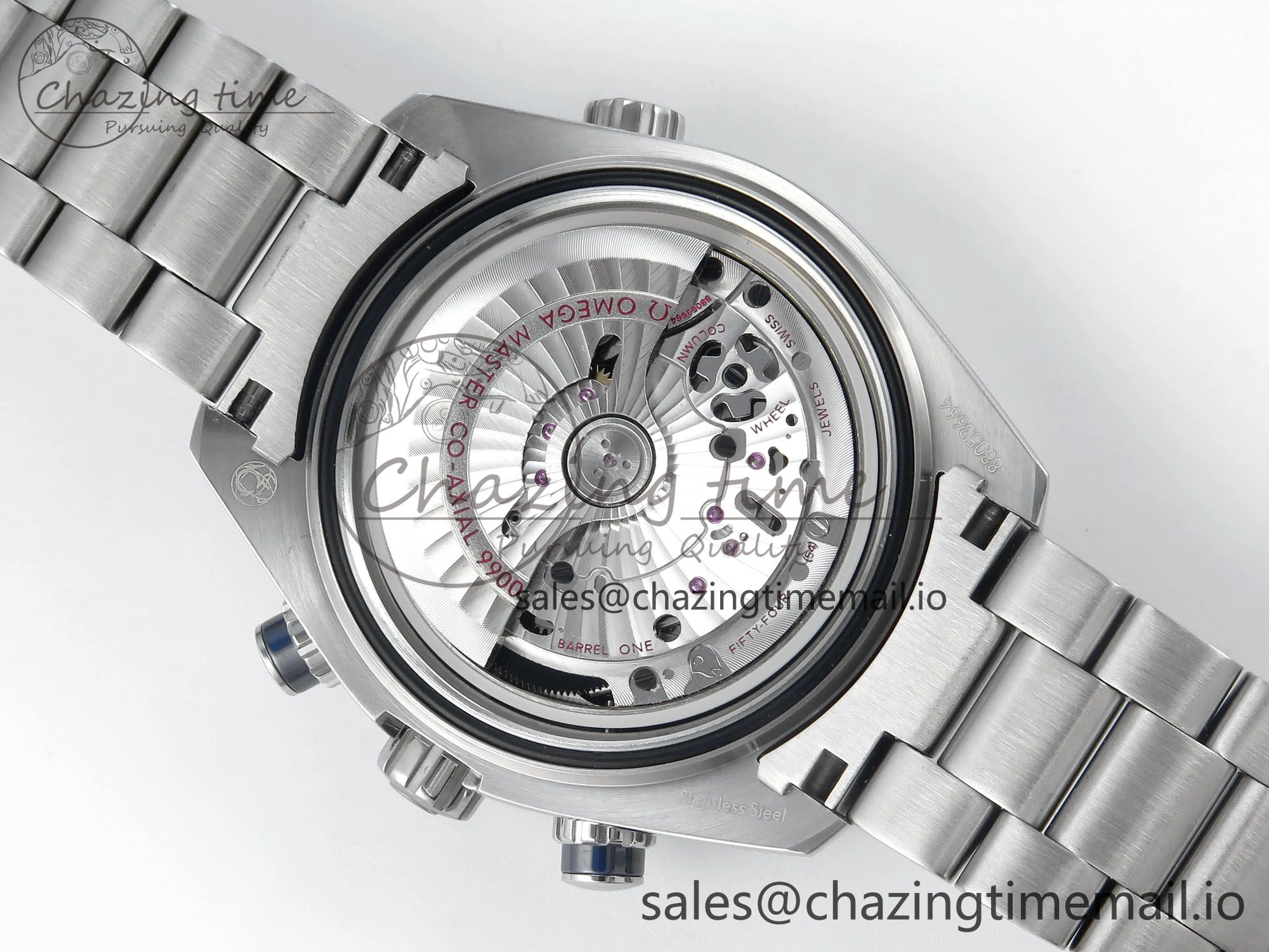 Attractive Planet Ocean Master Chronometer 600M 45.5mm SS SCF 1:1 Best Edition Blue Bezel Blue Dial on SS Bracelet A9900 Super Clone 7676