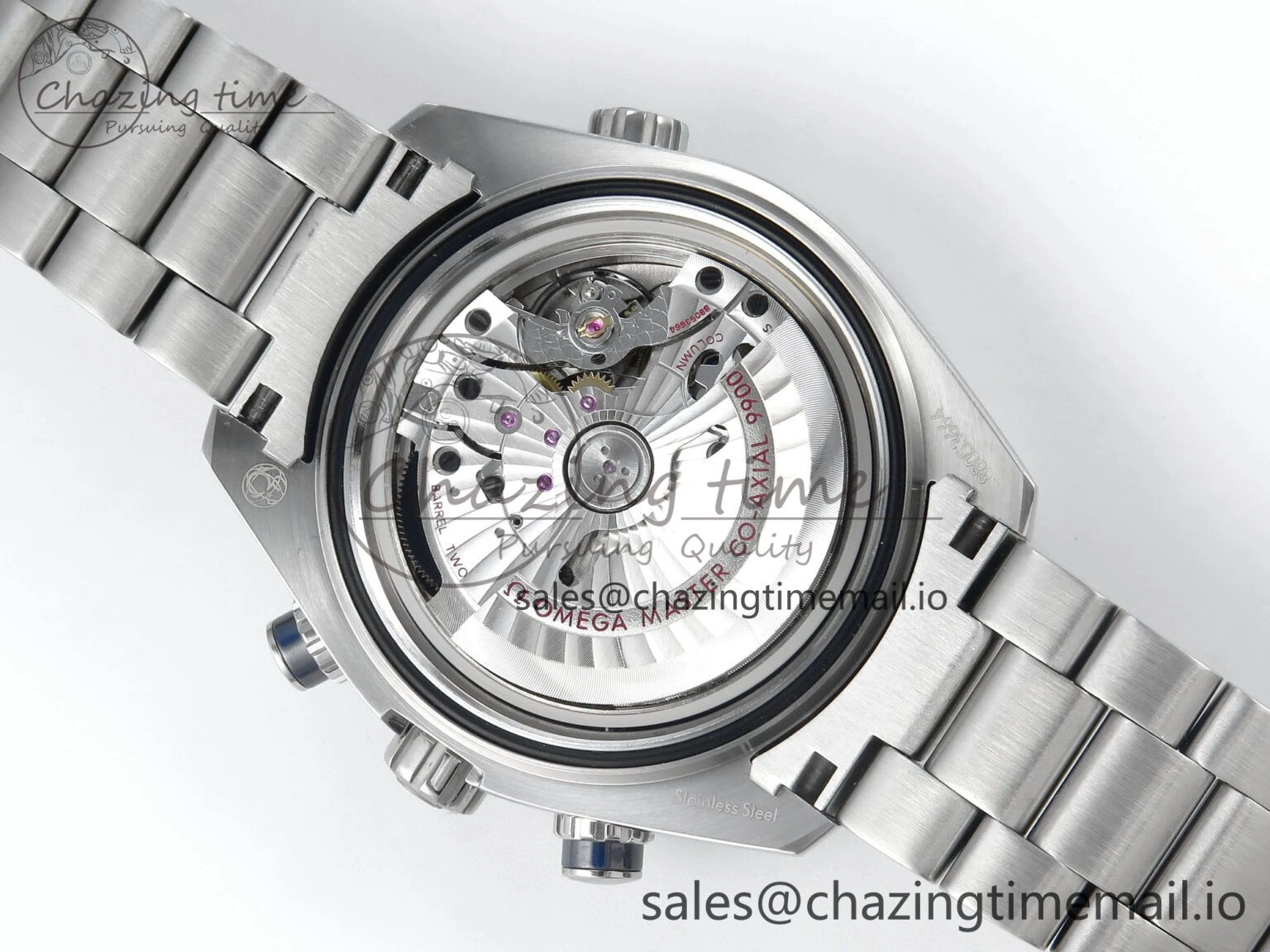 Attractive Planet Ocean Master Chronometer 600M 45.5mm SS SCF 1:1 Best Edition Blue Bezel Blue Dial on SS Bracelet A9900 Super Clone 7676