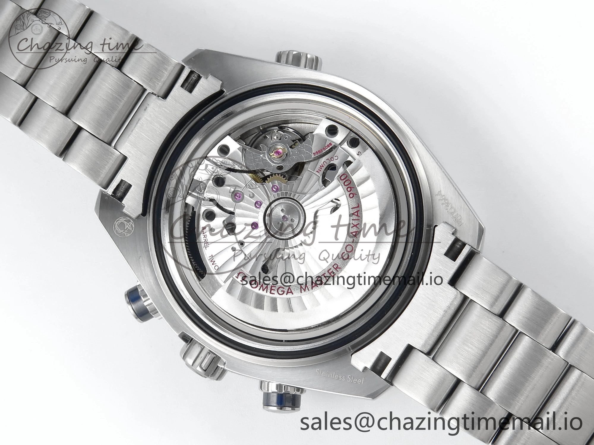 Attractive Planet Ocean Master Chronometer 600M 45.5mm SS SCF 1:1 Best Edition Blue Bezel Blue Dial on SS Bracelet A9900 Super Clone 7676