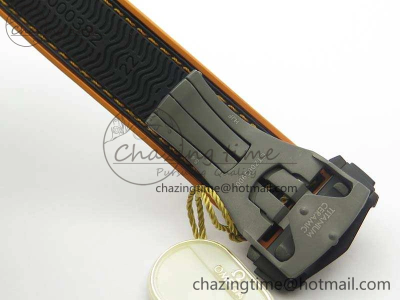 Planet Ocean Master Chronometer Chrono DLC OM 1:1 Best Edition Black Dial On Nylon Strap A Sustainable 8103