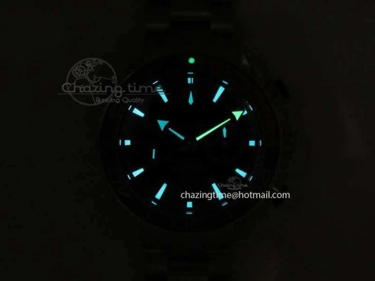Planet Ocean Master Chronometer Chrono SS OM 1:1 Best Edition Black Dial On SS Bracelet A WeatherProof 8179
