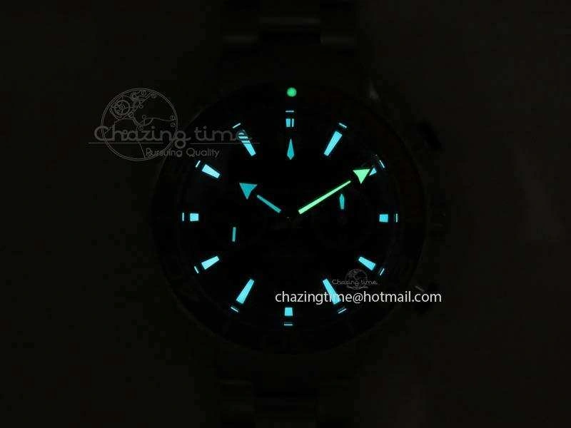Planet Ocean Master Chronometer Chrono SS OM 1:1 Best Edition Black Dial On SS Bracelet A WeatherProof 8179
