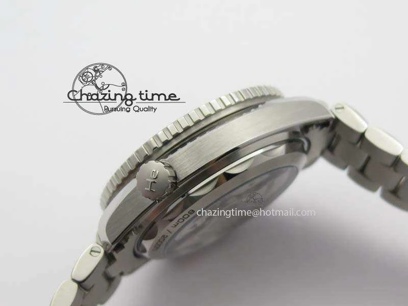 Planet Ocean Master Chronometer Chrono SS OM 1:1 Best Edition Gray Dial On SS Bracelet A Unisex 8180