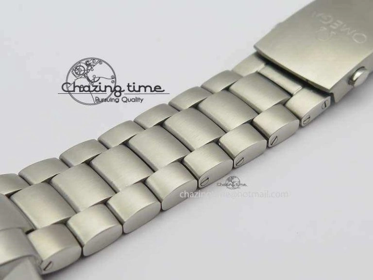 Planet Ocean Master Chronometer Chrono SS OM 1:1 Best Edition Gray Dial On SS Bracelet A Unisex 8180