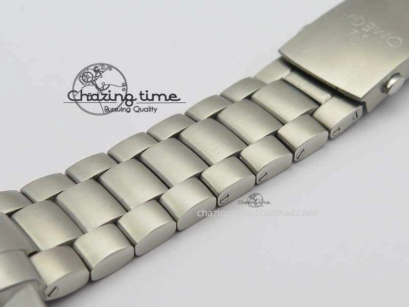 Planet Ocean Master Chronometer Chrono SS OM 1:1 Best Edition Gray Dial On SS Bracelet A Unisex 8180