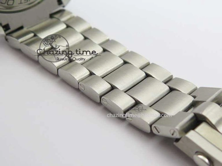 Planet Ocean Master Chronometer Chrono SS OM 1:1 Best Edition Gray Dial On SS Bracelet A Unisex 8180