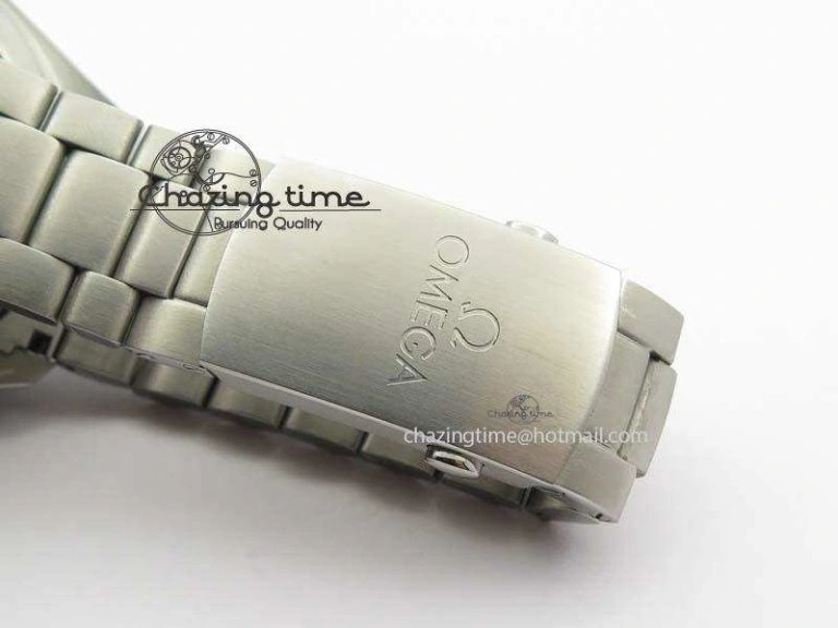 Planet Ocean Master Chronometer Chrono SS OM 1:1 Best Edition Gray Dial On SS Bracelet A Unisex 8180