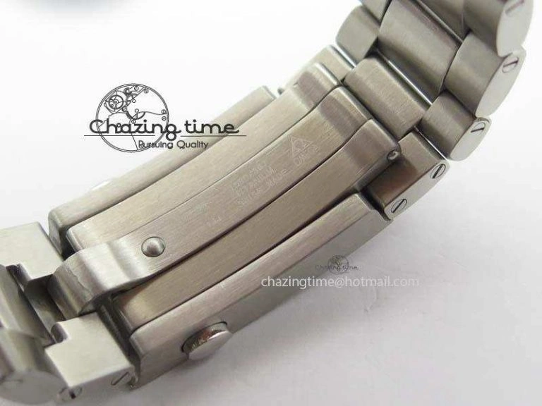 Planet Ocean Master Chronometer Chrono SS OM 1:1 Best Edition Gray Dial On SS Bracelet A Unisex 8180