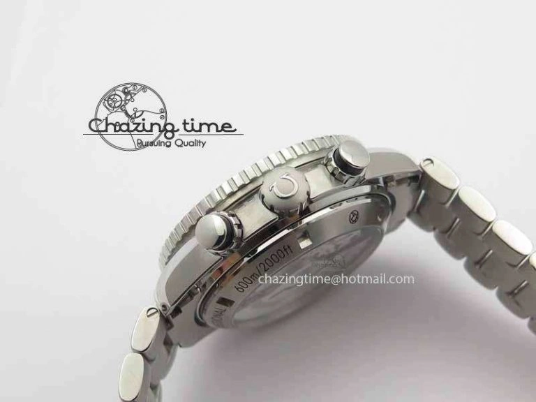 MoistureWicking Planet Ocean Master Chronometer Chrono SS OM 1:1 Best Edition Orange 12 On SS Bracelet A 8155