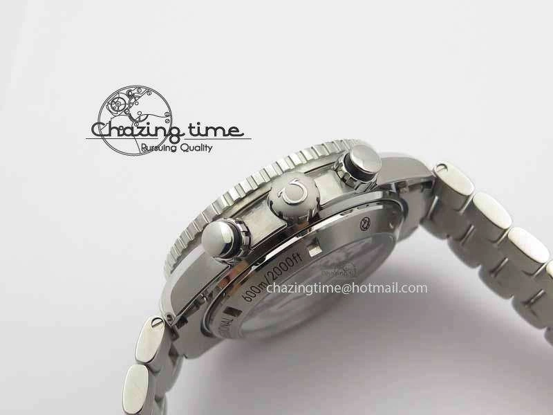 MoistureWicking Planet Ocean Master Chronometer Chrono SS OM 1:1 Best Edition Orange 12 On SS Bracelet A 8155