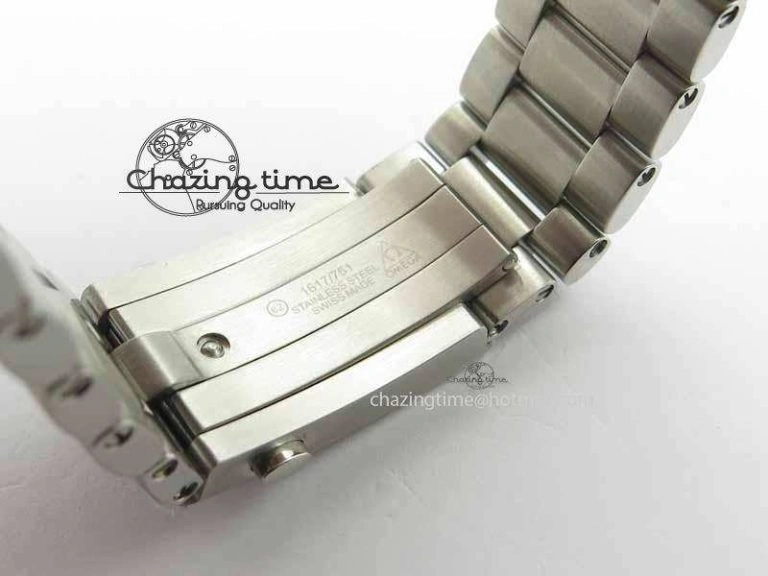 MoistureWicking Planet Ocean Master Chronometer Chrono SS OM 1:1 Best Edition Orange 12 On SS Bracelet A 8155