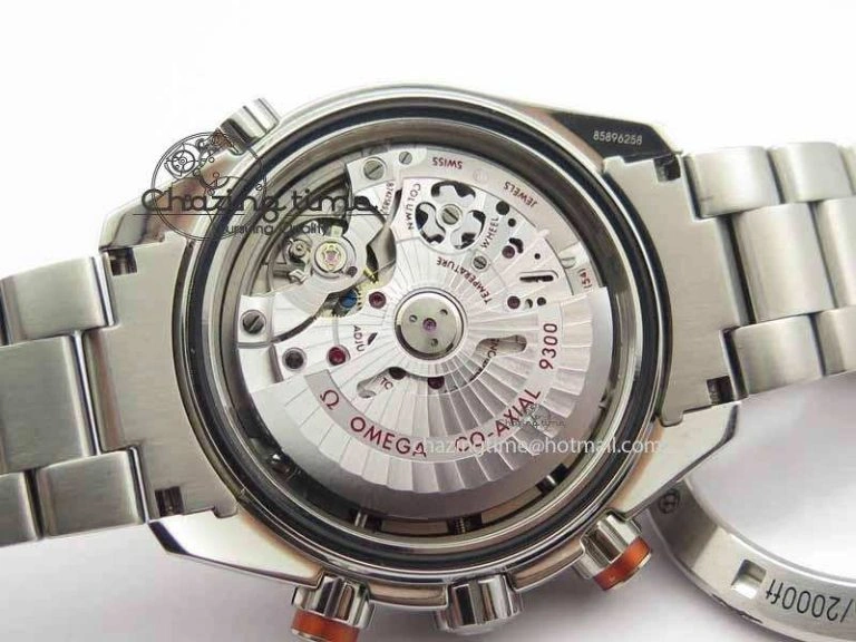 Planet Ocean Master Chronometer Chrono SS OM 1:1 Best Edition Orange On SS Bracelet A WrinkleFree 8156