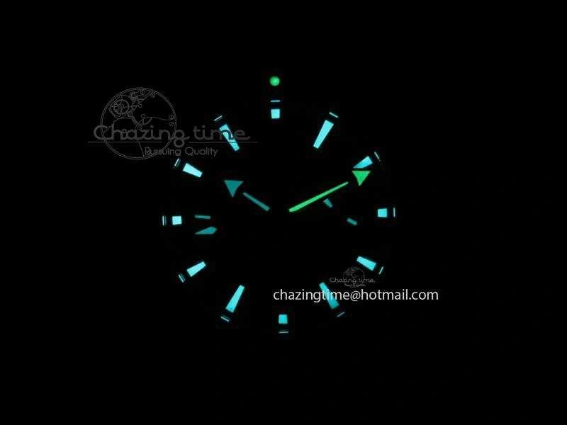 Affordable Planet Ocean Master Chronometer SS OM 1:1 Best Edition Blue Dial On Leather Strap A 8176