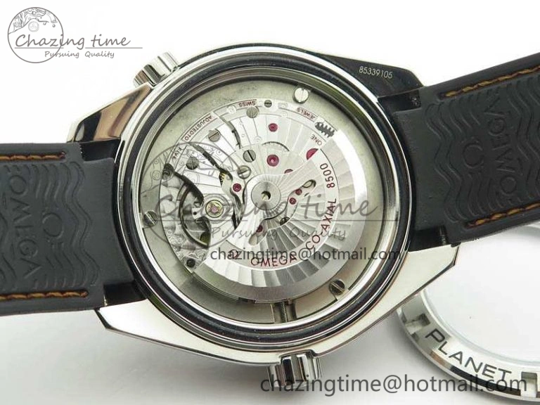 Planet Ocean Pro 45mm OMF 1:1 Best Edition Orange Marker On Rubber Strap A8500 (Black Balance Wheel) Practical 8139