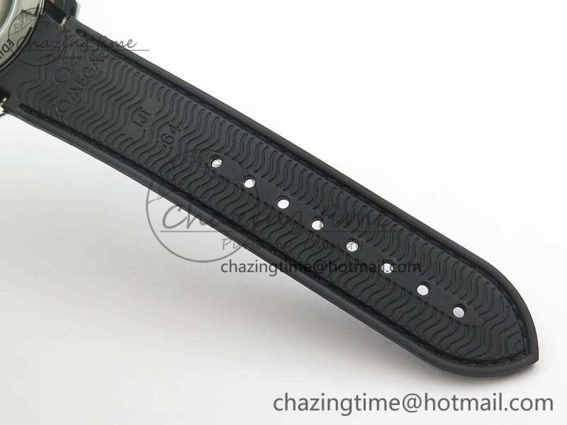 Planet Ocean Pro Ceramic Bezel 45mm 1:1 OMF Best Edition On Rubber Strap A8500 (Black Balance Wheel) NewStyle 8136