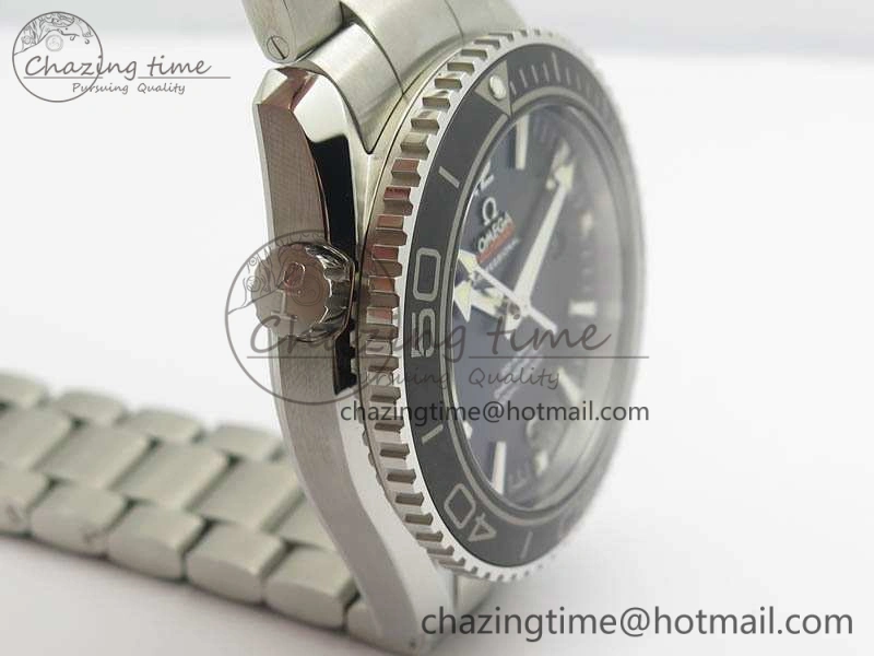 Breathable Planet Ocean Pro Ceramic Bezel 45mm OMF 1:1 Best Edition On SS Bracelet A8500 (Black Balance Wheel) 8140