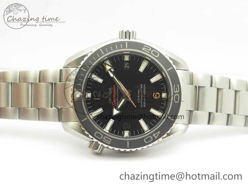 Durable Planet Ocean Professional Ceramic Bezel 42mm 1:1 MK Best Edition Silver Markers On SS Bracelet A 8085