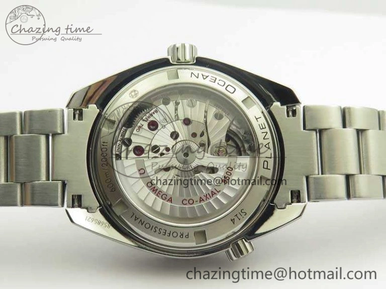 Durable Planet Ocean Professional Ceramic Bezel 42mm 1:1 MK Best Edition Silver Markers On SS Bracelet A 8085