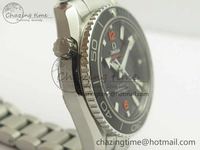 Planet Ocean Professional Ceramic Bezel 42mm 1:1 VSF Best Edition Orange Markers A8500 Super Clone (2 Straps) Trendsetting 8053