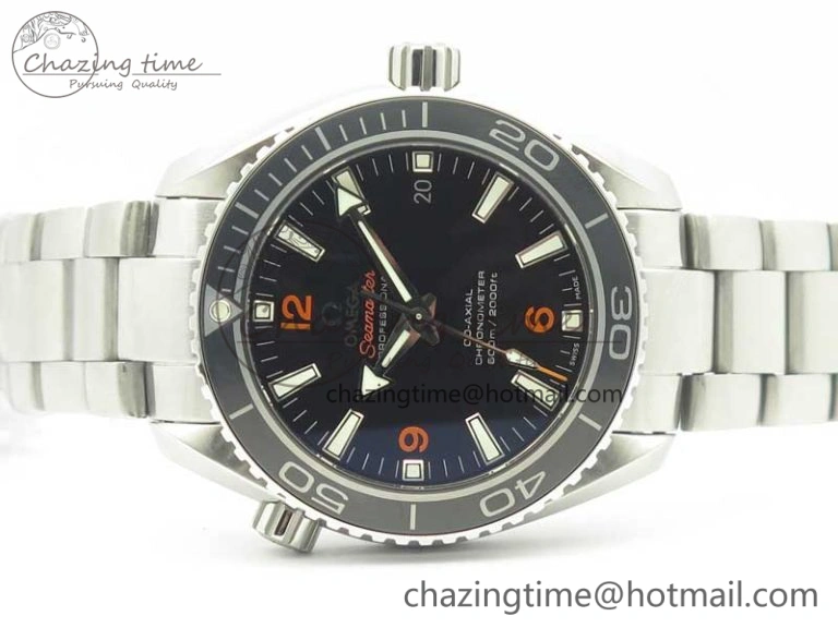 Planet Ocean Professional Ceramic Bezel 42mm 1:1 VSF Best Edition Orange Markers A8500 Super Clone (2 Straps) Trendsetting 8053