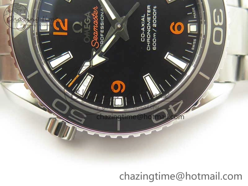 Planet Ocean Professional Ceramic Bezel 42mm 1:1 VSF Best Edition Orange Markers A8500 Super Clone (2 Straps) Trendsetting 8053