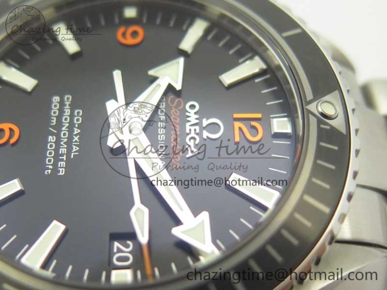 Planet Ocean Professional Ceramic Bezel 42mm 1:1 VSF Best Edition Orange Markers A8500 Super Clone (2 Straps) Trendsetting 8053