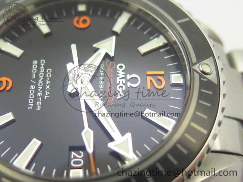Planet Ocean Professional Ceramic Bezel 42mm 1:1 VSF Best Edition Orange Markers A8500 Super Clone (2 Straps) Trendsetting 8053