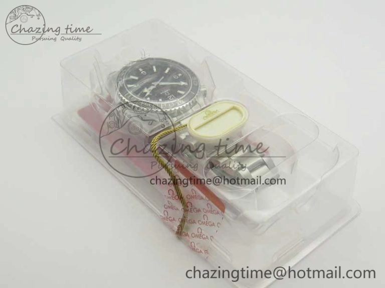 NewStyle Planet Ocean Professional Ceramic Bezel 42mm 1:1 VSF Best Edition Silver Markers A8500 Super Clone (2 Straps) 8051