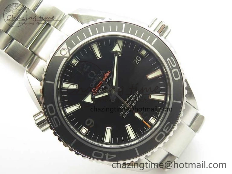 NewStyle Planet Ocean Professional Ceramic Bezel 42mm 1:1 VSF Best Edition Silver Markers A8500 Super Clone (2 Straps) 8051