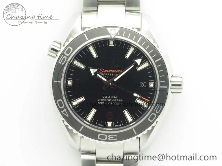 NewStyle Planet Ocean Professional Ceramic Bezel 42mm 1:1 VSF Best Edition Silver Markers A8500 Super Clone (2 Straps) 8051