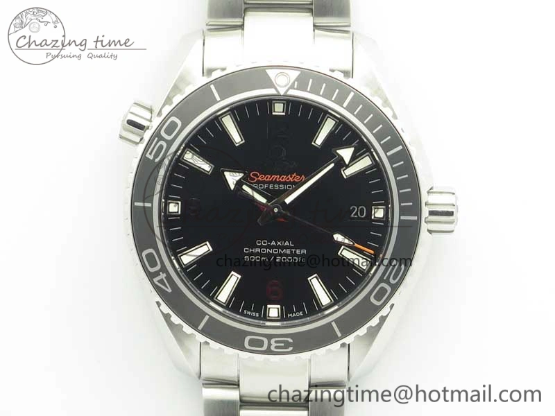 NewStyle Planet Ocean Professional Ceramic Bezel 42mm 1:1 VSF Best Edition Silver Markers A8500 Super Clone (2 Straps) 8051