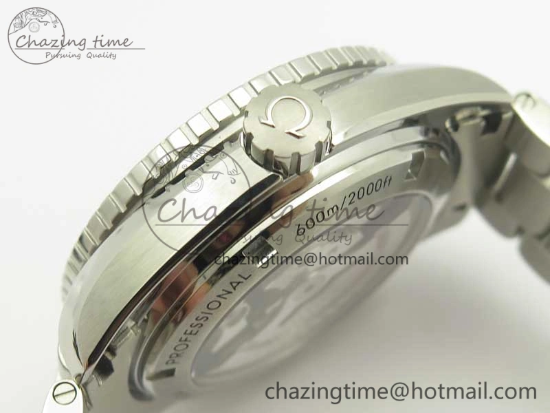 AllSeason Planet Ocean Professional Ceramic Bezel 45.5mm 1:1 VSF Best Edition Silver Markers on SS Bracelet A8500 Super Clone 8050