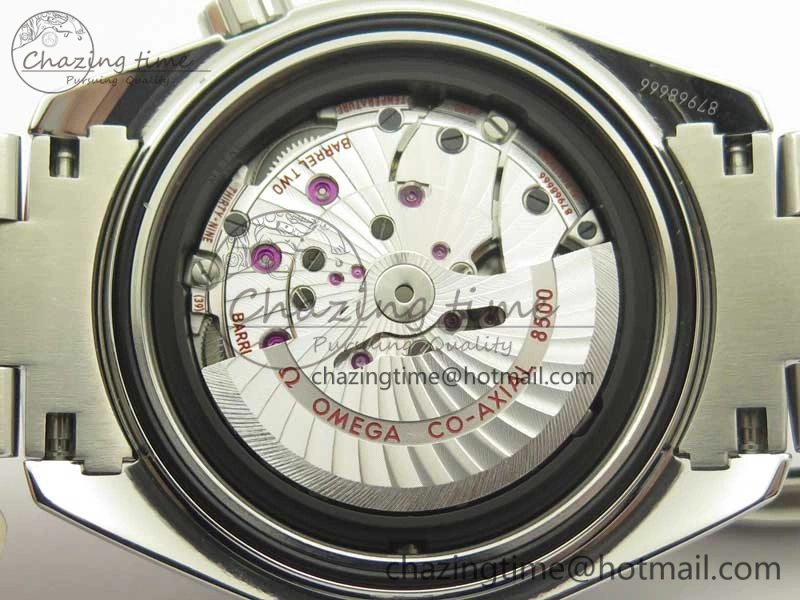 AllSeason Planet Ocean Professional Ceramic Bezel 45.5mm 1:1 VSF Best Edition Silver Markers on SS Bracelet A8500 Super Clone 8050